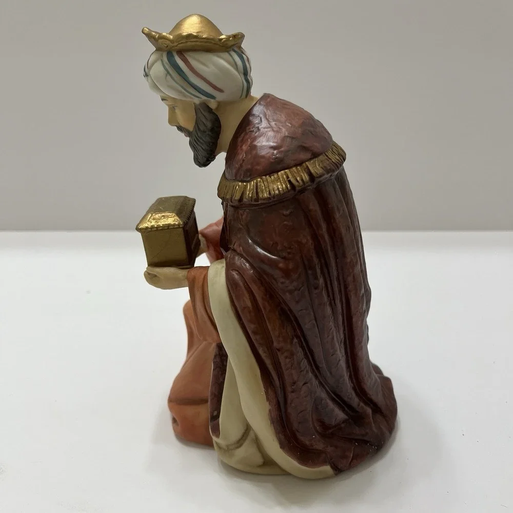 Christmas Grandeur Noel Nativity Wise Man Replacement Piece Porcelain 1999